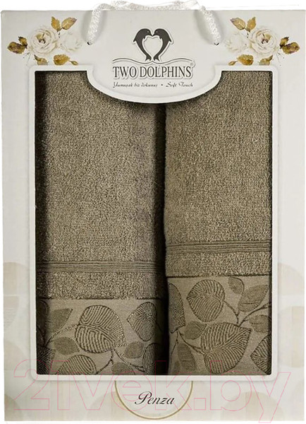 Изображение товара Набор полотенец Two Dolphins Penza 11800 (2шт, серый)