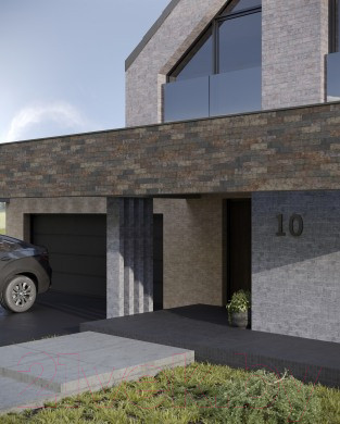 Изображение товара Плитка Beryoza Ceramica Brick Wall табачный (250x75)