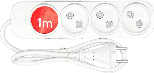 Изображение товара Удлинитель El-Bi Myra 527-110201-460 (1м, белый)