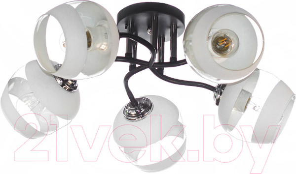 Изображение товара Люстра Aitin-Pro НПБ 02-5x60-101 / K2132/5 (черный/хром)