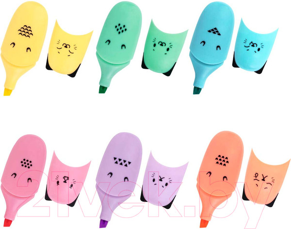 Изображение товара Набор маркеров Brauberg Kids Cute Cats. Pastel / 152436 (6цв)