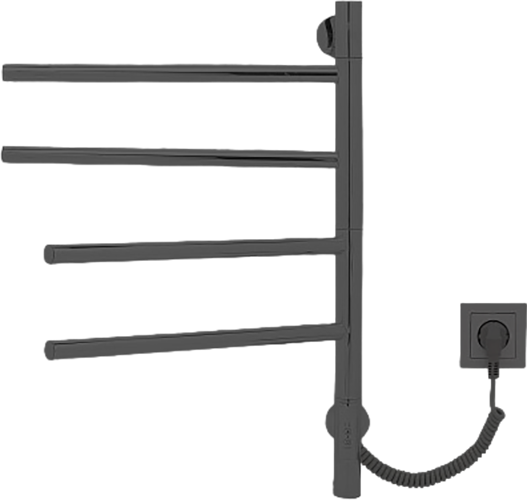 Изображение товара Полотенцесушитель электрический Gloss & Reiter E2.L.43x60.F4 (таймер, муар черный)