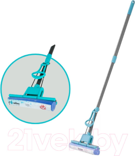 Изображение товара Швабра с отжимом Miley PVA Mop 100-102