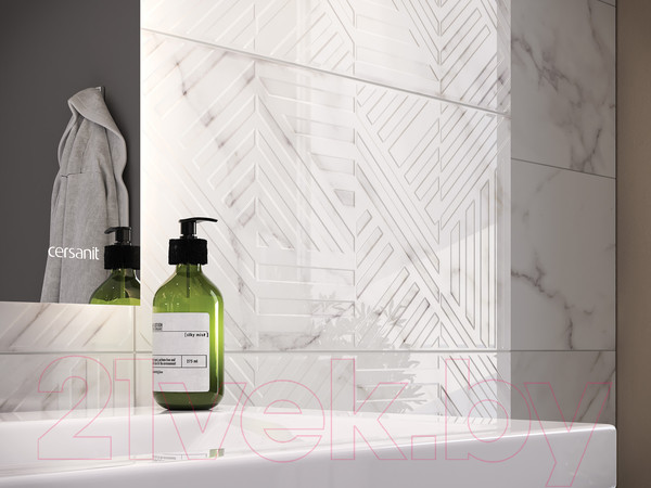 Изображение товара Плитка Cersanit Moonlight 17583 (420x420, белый)