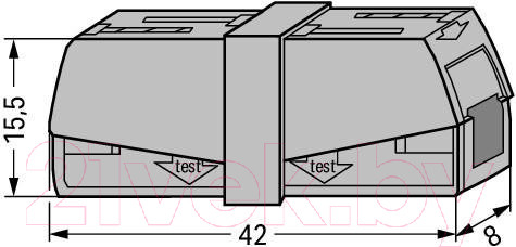 Изображение товара Клемма Wago 224-201 54588 (50шт)