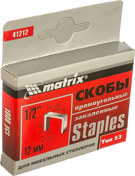 Изображение товара Скобы Matrix 41212