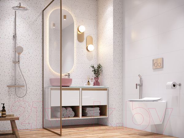 Изображение товара Плитка Cersanit Sweet 17567 (298x598, белый)