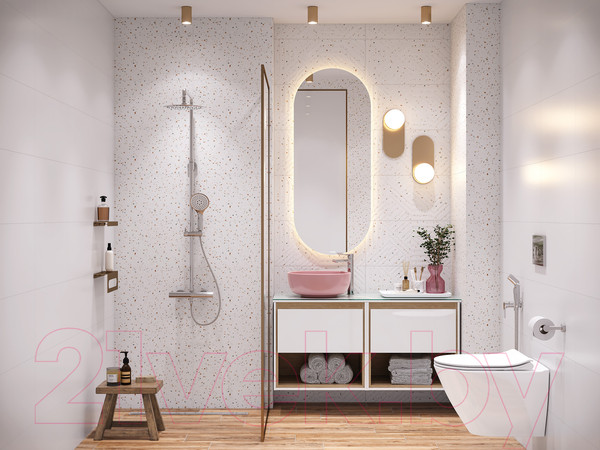 Изображение товара Плитка Cersanit Sweet 17567 (298x598, белый)