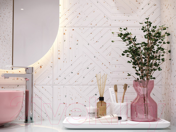 Изображение товара Плитка Cersanit Sweet 17567 (298x598, белый)