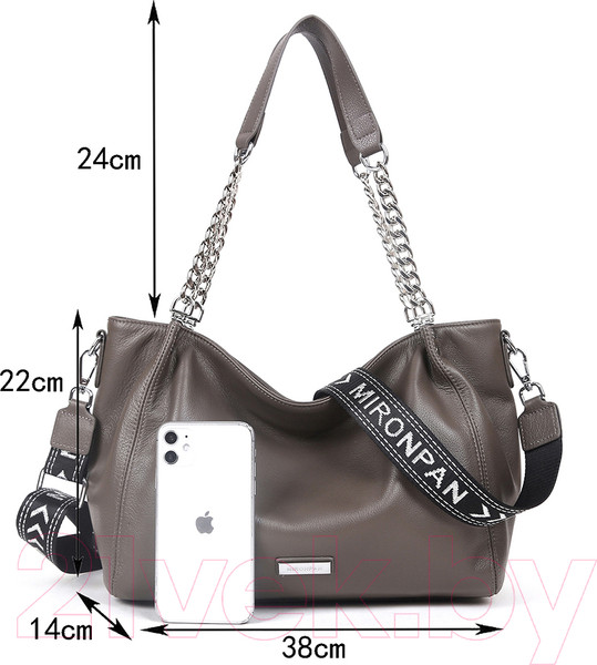 Изображение товара Сумка Mironpan 82303 (темно-серый)