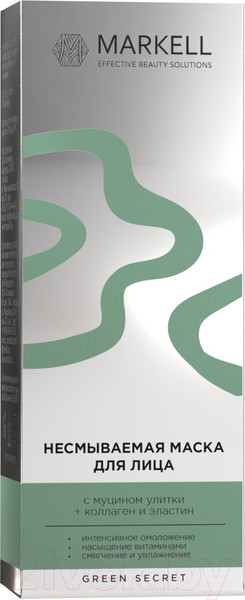 Изображение товара Маска для лица кремовая Markell Green Secret Несмываемая (50мл)