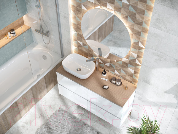 Изображение товара Плитка Cersanit Frosty 17563 (298x598, коричневый)