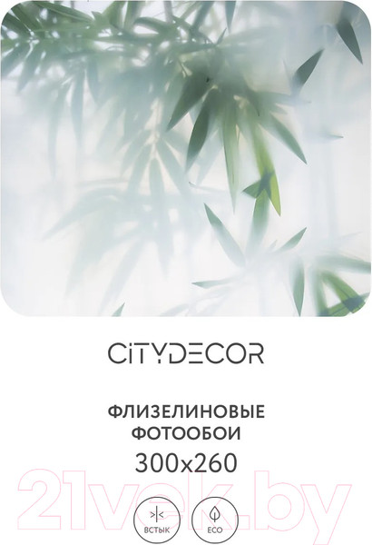 Изображение товара Фотообои листовые Citydecor Цветы и Растения 153 (300x260см)