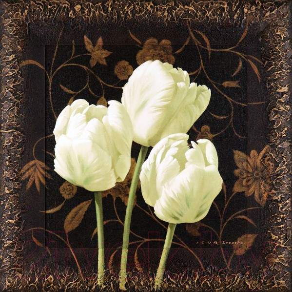 Изображение товара Картина Декарт Три белых тюльпана 8Л2250