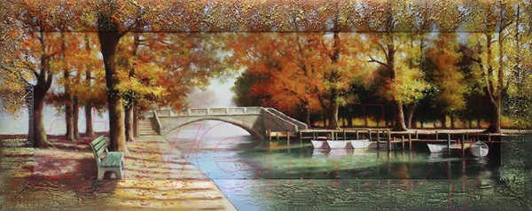 Изображение товара Картина Декарт Осенний пейзаж 8Л0025 (в раме)