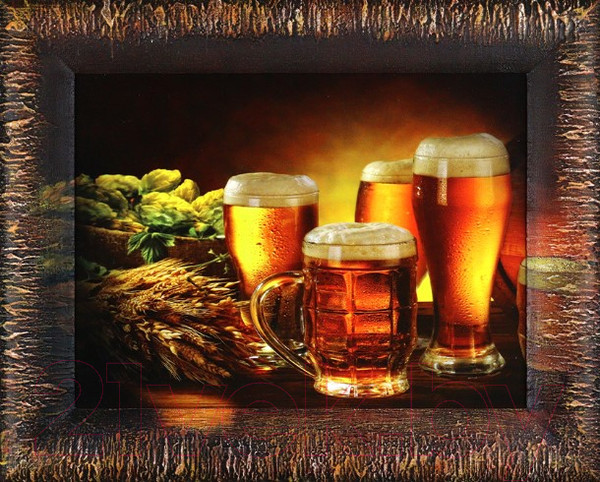 Изображение товара Картина Декарт Пиво 8Л2376 (в раме)