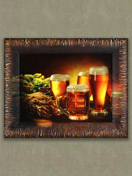 Изображение товара Картина Декарт Пиво 8Л2376 (в раме)