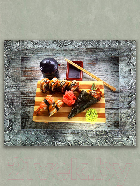 Изображение товара Картина Декарт Суши роллы 8Л0376 (в раме)
