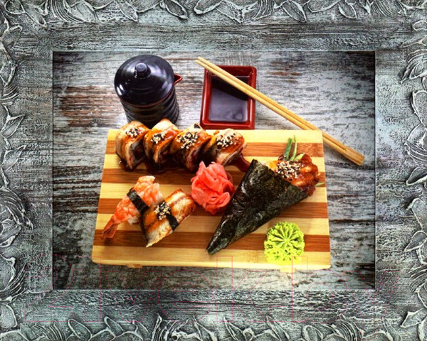 Изображение товара Картина Декарт Суши роллы 8Л0376 (в раме)