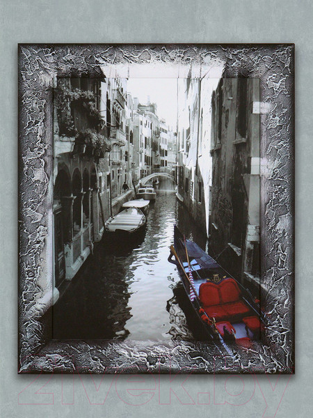 Изображение товара Картина Декарт Серая Венеция 8Л1242 (в раме)