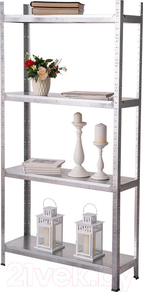 Изображение товара Стеллаж металлический Hit 4п (912x400x1824)