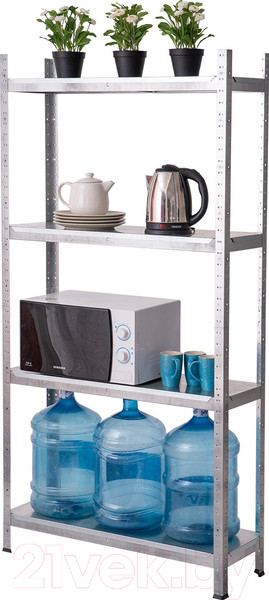 Изображение товара Стеллаж металлический Hit 4п (912x400x1824)