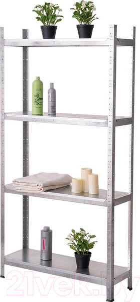 Изображение товара Стеллаж металлический Hit 4п (912x400x1824)