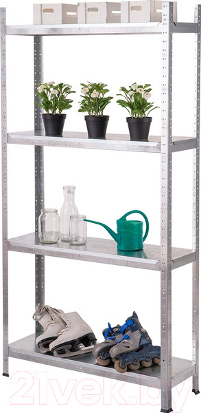 Изображение товара Стеллаж металлический Hit 4п (912x400x1824)