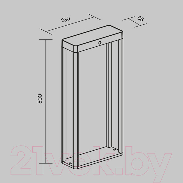 Изображение товара Светильник уличный Maytoni Pir OSL456FL-L2GF3K