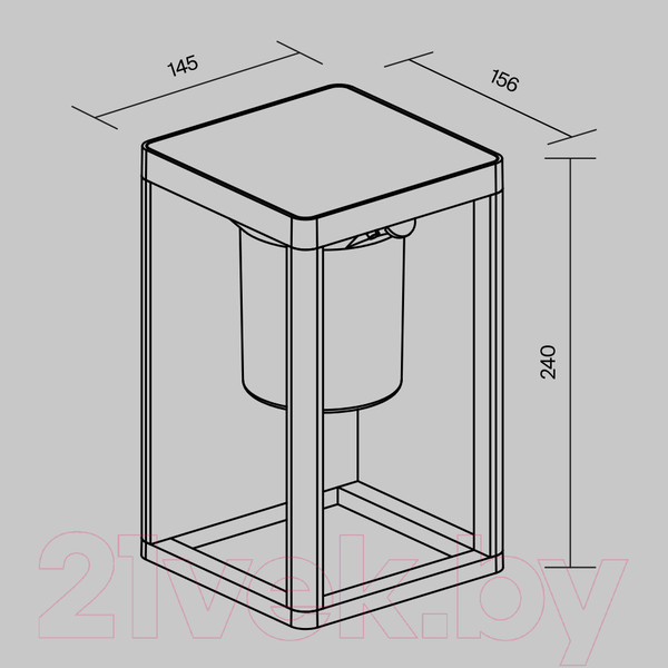 Изображение товара Бра уличное Maytoni Shatter OSL457WL-L2GF3K