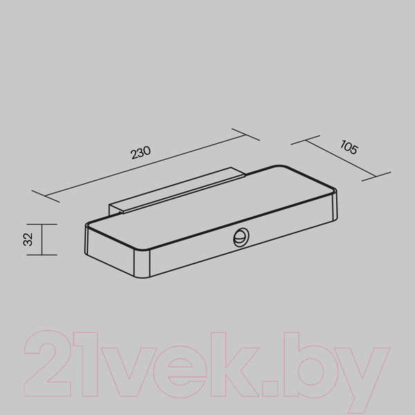 Изображение товара Бра уличное Maytoni Pir OSL456WL-L2GF3K