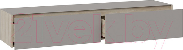 Изображение товара Тумба ТриЯ Глосс ТД-319.03.11 (баттл рок/стекло Stone светлый)