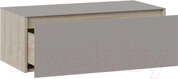 Изображение товара Тумба ТриЯ Глосс ТД-319.03.12 (баттл рок/стекло Stone светлый)