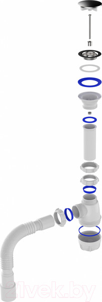 Изображение товара Сифон Aquant B0116-30-MR