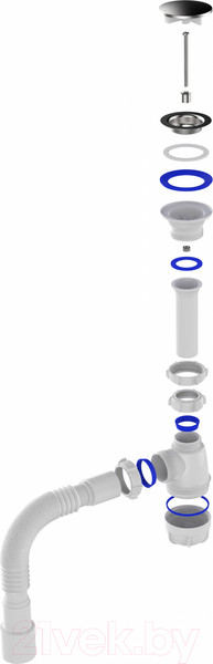 Изображение товара Сифон Aquant S0116-35-MR