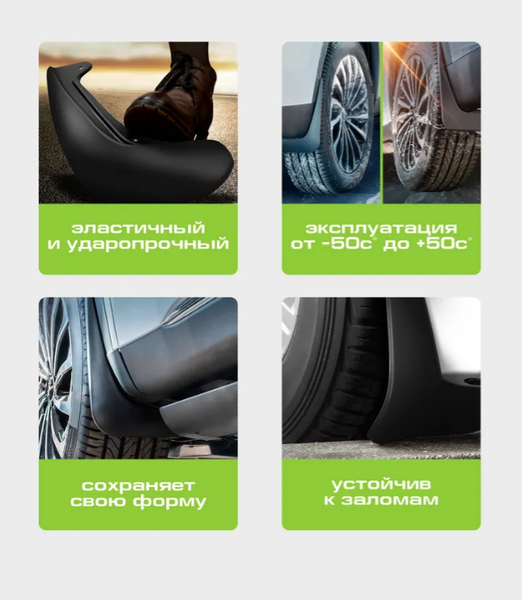 Изображение товара Комплект брызговиков FROSCH NLF7520F13 для Geely Coolray (2шт, передние)