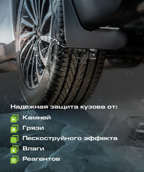 Изображение товара Комплект брызговиков FROSCH NLF7520F13 для Geely Coolray (2шт, передние)