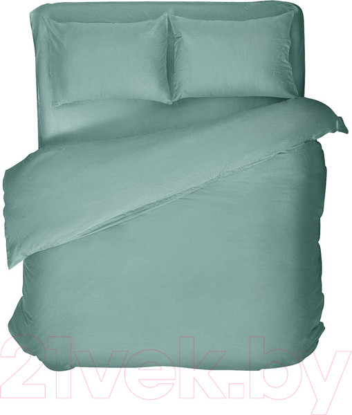 Изображение товара Пододеяльник Verossa 180x215 / 776126 (Melange Emerald)