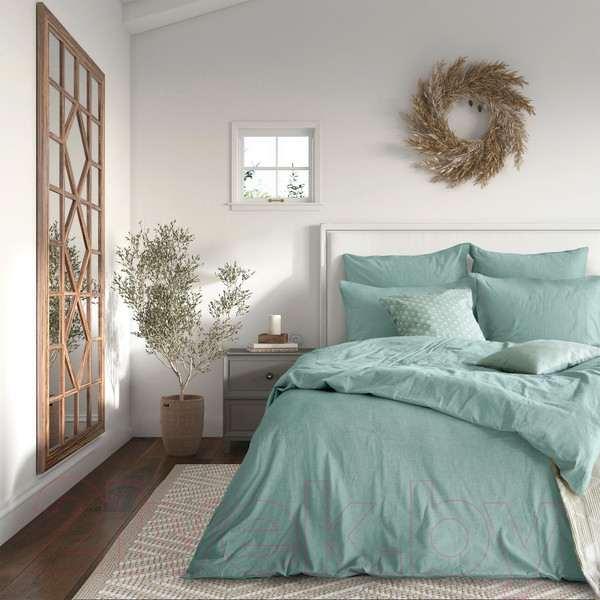 Изображение товара Пододеяльник Verossa 180x215 / 776126 (Melange Emerald)