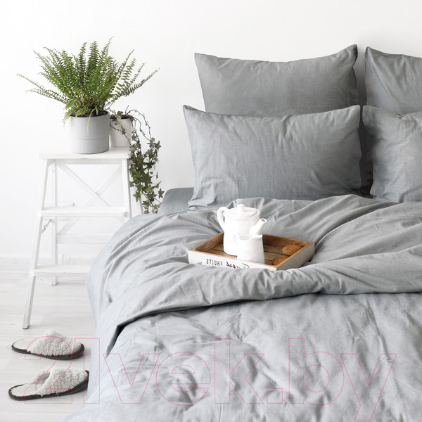 Изображение товара Пододеяльник Verossa 180x215 / 776121 (Melange Silver)