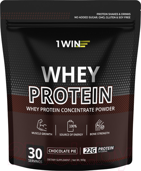 Изображение товара Протеин 1WIN Whey Protein (900г, шоколадный пирог)