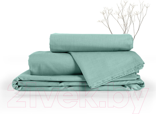 Изображение товара Простыня Verossa На резинке 140x200x20 / 776157 (Melange Emerald)