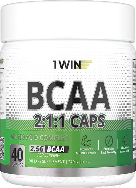 Изображение товара Аминокислоты BCAA 1WIN 2:1:1 (240 капсул)