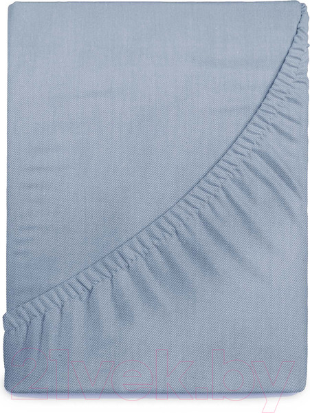 Изображение товара Простыня Verossa На резинке 140x200x20 / 776155 (Melange Indigo)