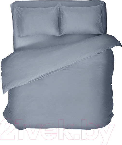 Изображение товара Простыня Verossa На резинке 140x200x20 / 776155 (Melange Indigo)