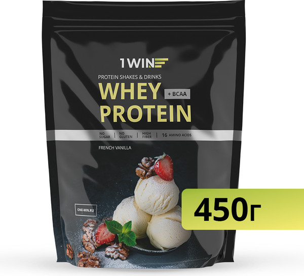 Изображение товара Протеин 1WIN Whey Protein (450г, французская ваниль)