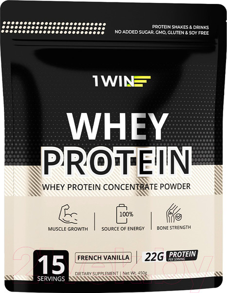 Изображение товара Протеин 1WIN Whey Protein (450г, французская ваниль)