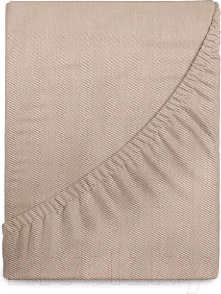 Изображение товара Простыня Verossa На резинке 140x200x20 / 776153 (Melange Praline)
