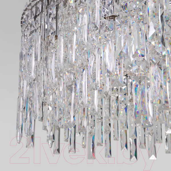 Изображение товара Люстра Евросвет 60160 (хром/прозрачный хрусталь Strotskis)