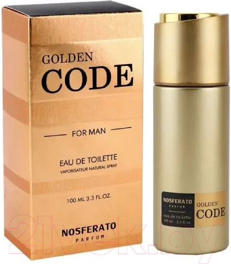 Изображение товара Туалетная вода Delta Parfum Golden Code (100мл)